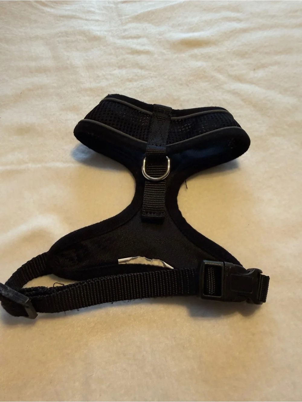 Brooklyn Pet Gear Small Black Mesh Adjustable Dog Harness Reflective Trim